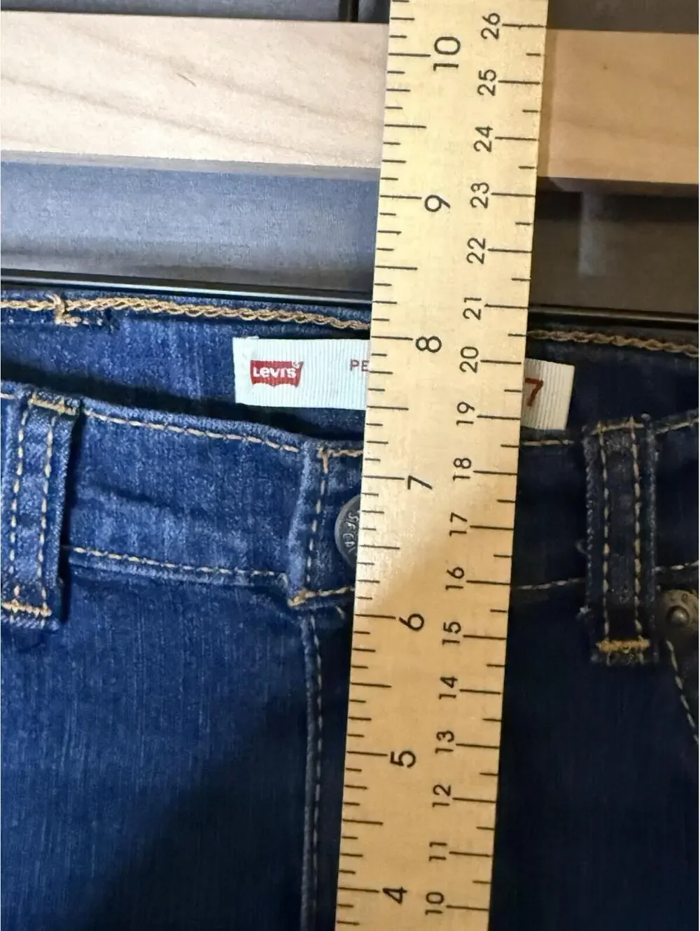 Slim Performance Boys 7 Regular Blue Denim Jeans Adjustable Waist Levi's 511